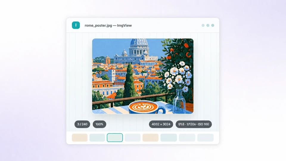 ImgView 이미지 확대 보기 일러스트