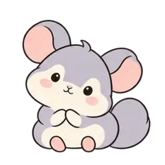 아기친칠라 스티커