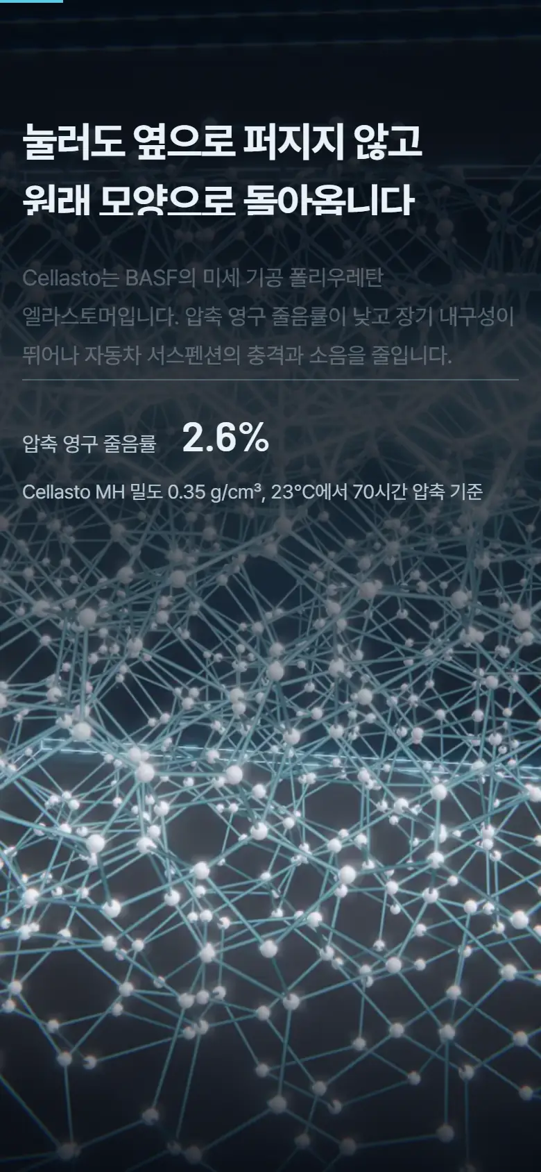 시안 B · 탄성 복원 모바일 화면