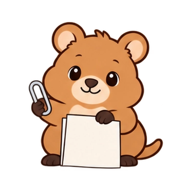 볼빵쿼카 움직이는 스티커 — 정리클립
