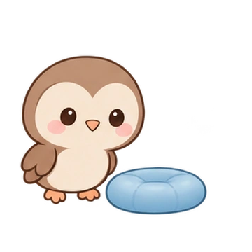 별눈아기부엉이 마주앉기
