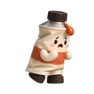 물감 움직이는 스티커 — 서둘러 달리기