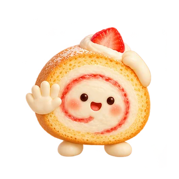 롤 움직이는 스티커 — 잠깐 기다려요